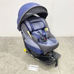 □ Aprica アップリカ クルリラ プラス 360° セーフティ チャイルドシート ISOFIX 回転式 サファイヤブルー 2060644 美品 □24111802