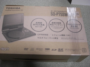 即決！未開封激レア　東芝ポータブルDVDプレイヤー　ポータロウ