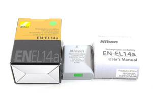 ★美品★ Nikon Li-ionリチャージャブルバッテリー EN-EL14a ニコン