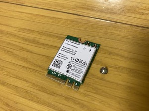 送料込　即決　FUJITSU LIFEBOOK SH90/X 型名 FMVS90XRD1 についてた　無線ＬＡＮ部品　中古