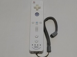 ★送料無料 動作確認済 Wiiリモコン　モーションプラス　RVL-036 ホワイト　白　ストラップ付