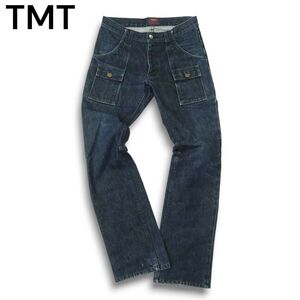 TMT ティーエムティー ビッグホリデー 通年 USED加工★ ブッシュ ベイカー デニム パンツ ジーンズ Sz.M　メンズ 日本製　A4B04694_9#R