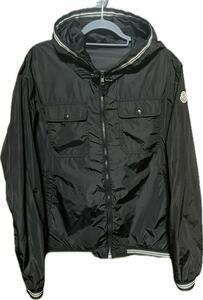 サイズ5　MONCLER　モンクレール JEANCLAUDE ジャンクロード　パーカ　ナイロンジャケット ブラック XXL　2XL