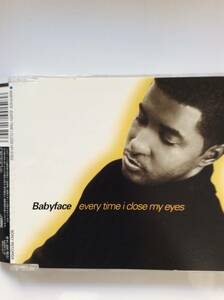 中古　マキシシングル　Everytime I Close My Eyes クローズ・マイ・アイズ ／Babyface ベイビーフェイス