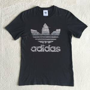 ◆adidas Tシャツ 揺らめくロゴ 電波障害 アディダス 画像障害 トレフォイル