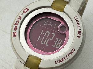 CASIO カシオ　本物　Baby-G　BG-1206　ホワイト&ピンク　稼働品