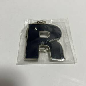 送料230円【新品】Ronherman アルファベット キーリング キーホルダー ネイビー 「R」ロンハーマン RHC レア Alphabet Key Ring