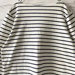 ユニクロ  UNIQLO  ロンT  ボーダー柄  ボートネック   XL