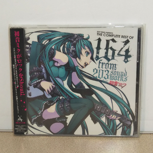 CD◆EXIT TUNES PRESENTS THE COMPLETE BEST OF 164 from 203soundworks feat. 初音ミク◆帯・トレーディングカード付き◇中古アルバムCD