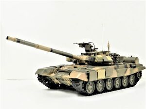 ☆塗装済み完成品☆ Heng Long 2.4GHz 1/16 戦車ラジコン ロシア主力戦車 T-90 3938-1 【赤外線バトルシステム付 対戦可能 Ver.7.0】