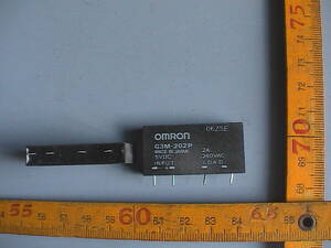 OMRON　SSR（半導体リレー）　G3M-202P　最大負荷240V 2A　２個セット　即決　送料込み