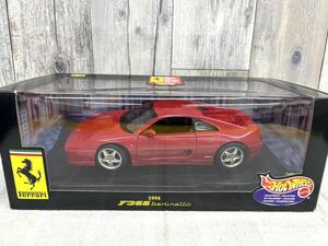 〈N1358-1〉 Ferrari フェラーリ F355 ベルリネッタ ミニカー Hot Wheels ホットウィール レッド マテル スーパーカー