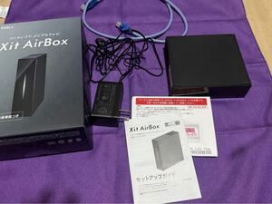 超美品　XIT-AIR120CW Xit AirBox MacBook Pro iPhone iPad にて動作確認済み ピクセラ Xit Ｂ-CASカード付き