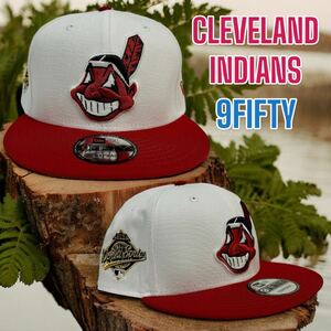 貴重な新品　クリーブランド・インディアンス　ニューエラ　9FIFTY SNAPBACK INDIANS NEW ERA スナップバック　ワフー酋長