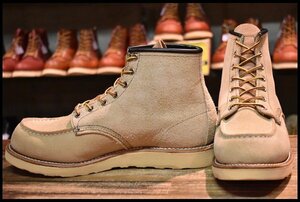 【9.5E 美品 10年】レッドウィング 8173 スエード アイリッシュセッター ホーソーン ラフアウト モックトゥ ブーツ redwing HOPESMORE