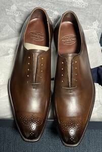 CROCKETT&JONES UK7.5 WEYMOUTH 2　Dark Brown Antique Calf