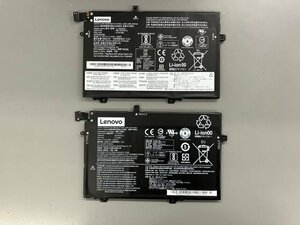 ThinkPad L480.L580.L590用 バッテリーパック 2個SET 共に約8h 01AV465/466 97974