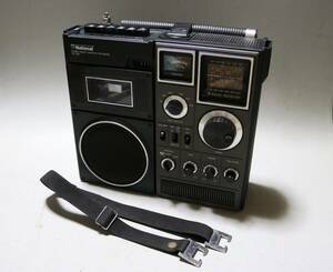 ナショナル ラジカセ RQ-585 6バンドラジオ BCL ラジオ カセット 動作品 昭和レトロ