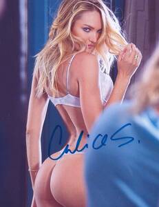 Candice Swanepoel キャンディス・スワンポール★直筆サイン写真★証明書COA◆7405