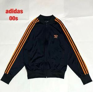 【人気】adidas　アディダス　トラックジャケット　3本ライン　トレフォイルロゴ　バイカラー　オーバーサイズ　00s　542228 931001