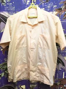 guayaberas MEACEDES キューバシャツ サイズ18 大きめ ビッグシャツ グアヤベラシャツ