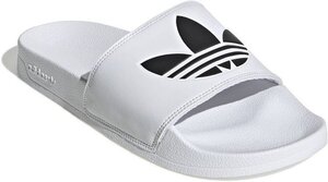 アディダス adidas アディレッタ サンダル 白 オリジナルス 夏物 シャワーサンダル ホワイト 表記サイズ 27.5cm