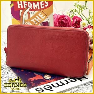 ★極美品★　HERMES　アザップ　シルクイン　ロング　長財布