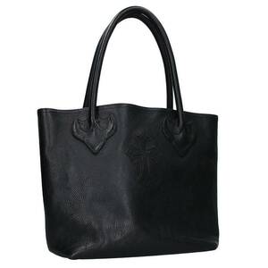 クロムハーツ Chrome Hearts FS TOTE/FSトート クロスパッチ付きレザートートバッグ 中古 SJ02