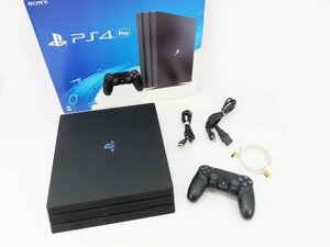 ♪○【SONY ソニー】PS4 Pro本体 1TB CUH-7000B ジェットブラック