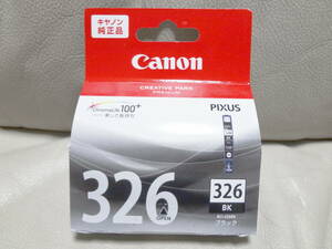 Canon キャノン純正品　インクカートリッジ PIXUS 　BCI-326BK ブラック　1個　　期限切れ　2024.03　