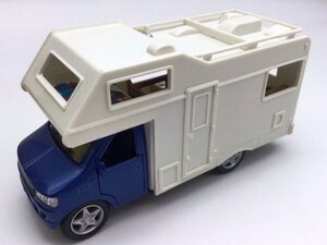 キャンピングカー　青　ミニカー　キャンプ　ドライブ　プルバック　車中泊　キンスマート　バンコンバージョン　バンコン　キャンパー