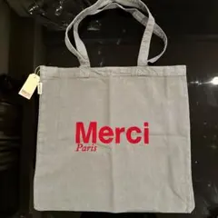 Merci Paris トートバッグ グレー