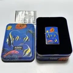 ZIPPO 熱帯魚　エンゼルフィッシュ　未使用　96年製 缶ケース付き