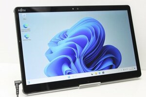 1円スタート タブレットPC Windows11 富士通 ARROWS Tab Q738 第7世代 Core i3 SSD128GB メモリ4GB Windows10 カメラ 13.3インチ