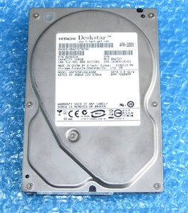 ... HITACHI 3.5インチ SATA HDD HDP725016GLA380 160GB 動作確認済| SerialATA/日立