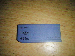 M-MSD6 SONY製 メーカー純正メモリースティック 64MB