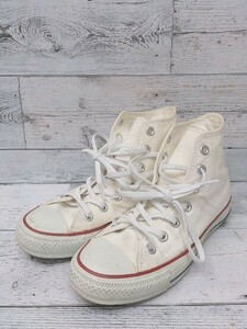 CONVERSE コンバース スニーカー ALL STAR オールスター ハイカット キャンバス ゴム紐 23.5㎝ ホワイト レディース 1304000004457