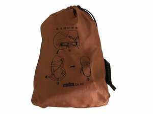 1円～ moutain dax マウンテンダックス 6本爪アイゼン 黄色 登山用 登山用品 登山用具 アイゼン アウトドア トレッキング 収納袋