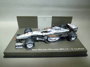 PMA 1/43 マクラーレン メルセデス MP4/15 D.クルサード Westタバコ仕様 2000