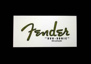 ☆Fender USA DUO-SONIC☆補修用デカール☆ヴィンテージタイプ☆エイジド仕様タイプB☆デカール(シール) vab06