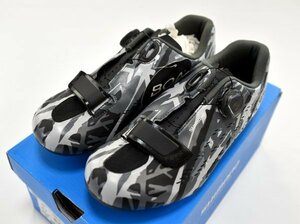 送料無料1★Shimano★シマノ RP5 シューズ size:EUR：40 (換算値 25.2cm) グレイ カモフラージュ