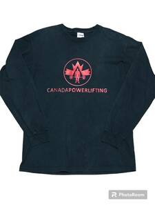 CANADAPOWERLIFTING 長袖Tシャツ Mサイズ 黒