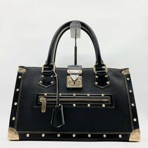 【希少 廃盤】　LOUIS VUITTON ルイヴィトン　スハリ　ファビュロー　ハンドバッグ トートバッグ　ブラック　黒　M91812 