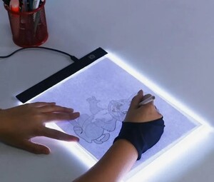 LED 描写 ボード コピー テーブル 子供 大人 USB モバイルバッテリー パソコン接続 可能 