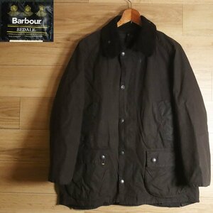 ?2R/R7.3-1　90s　イングランド製　Barbour　バブアー　BEDALE　ビデイル　オイルドジャケット　ハンティングジャケット　C40/102CM