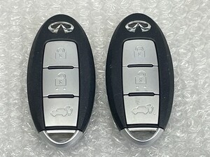 希少 INFINITI インテリジェントキー 3ボタン 2個 インフィニティ リアゲート パワーゲート 検 キーレス 日産 北米 USDM 輸出 逆輸入