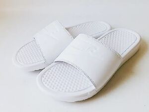 NIKE WMNS BENASSI JDI WHITE 343881-115/26cm 快適でクッションの効いた履き心地！