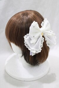 Angelic Pretty / ハートチャームオーガンジーバレッタ オフ H-25-01-17-059-AP-AC-NS-ZH