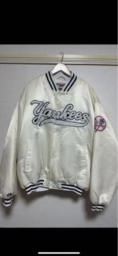 Yankees Majestic ジャケット XXL ホワイト