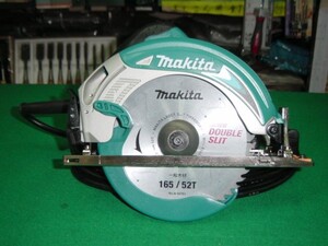 マキタ 5637BA 165mm電気マルノコ アルミべ－ス 切込深さ57mm LEDライト・通電ランプ付 チップソー付 AC100V 新品